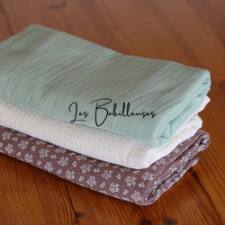 GIANT SWADDLE 120x120 - Brown Flower